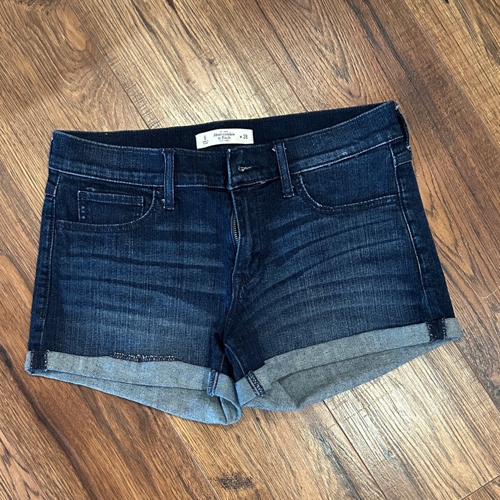 Abercrombie & Fitch Indigo Denim Shorts